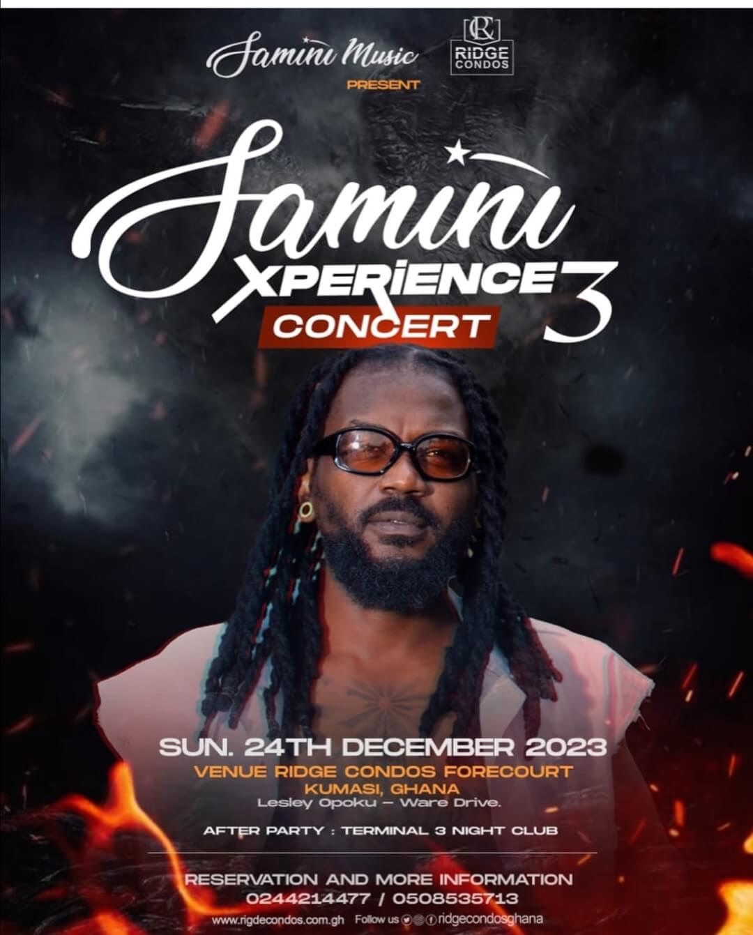 SAMINI XPERIENCE CONCERT 3 - Event Image