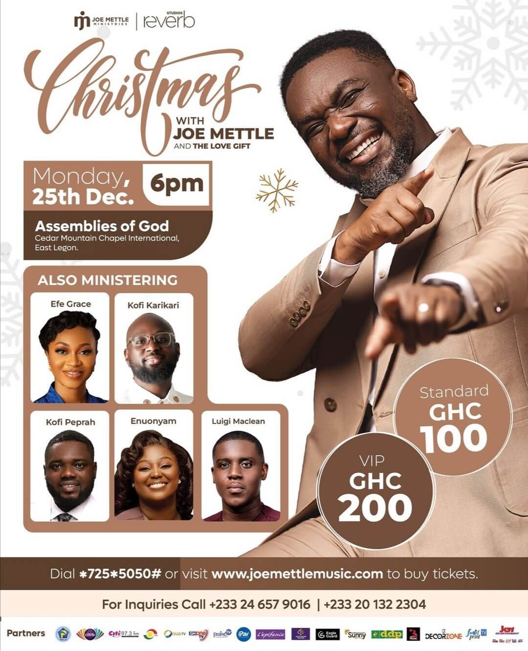 CHRISTMAS WITH JOE METTLE - Event Image