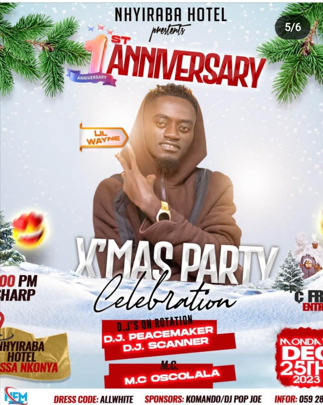 XMASS PARTY CELEBRATION-NHYIRABA HOTEL - Event Image