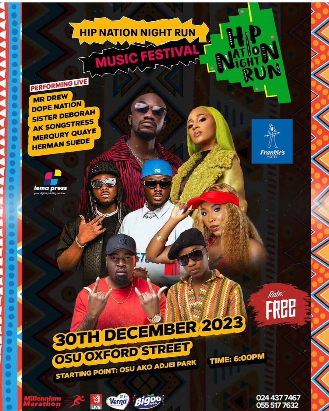 HIP NATION NIGHT RUN - Event Image