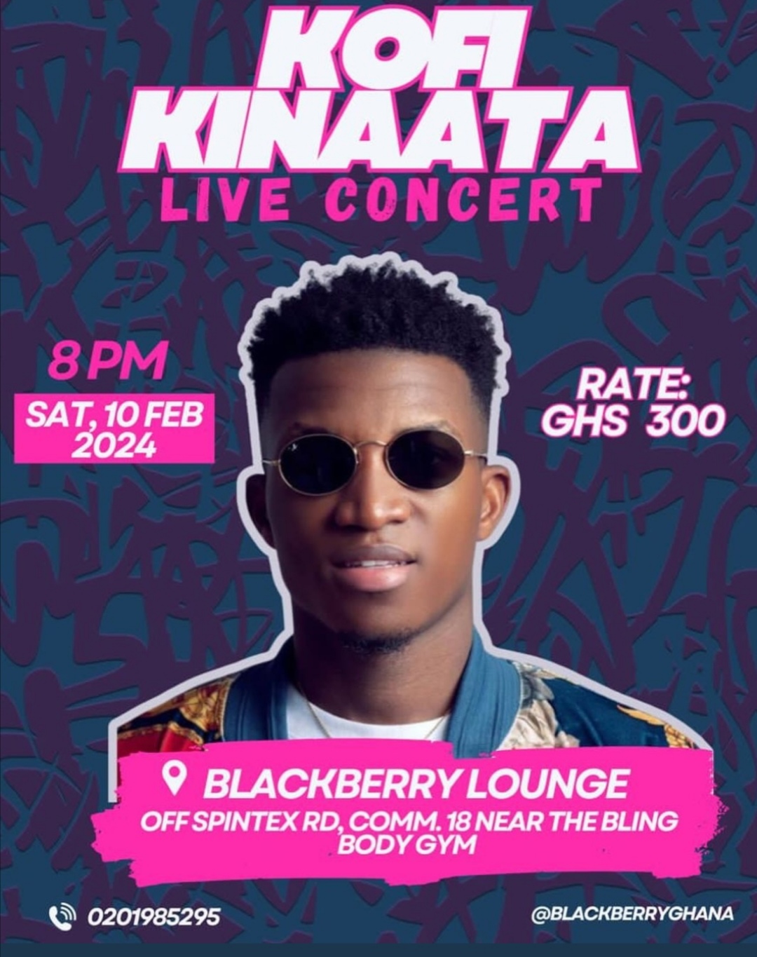 KOFI KINAATA LIVE CONCERT - Event Image