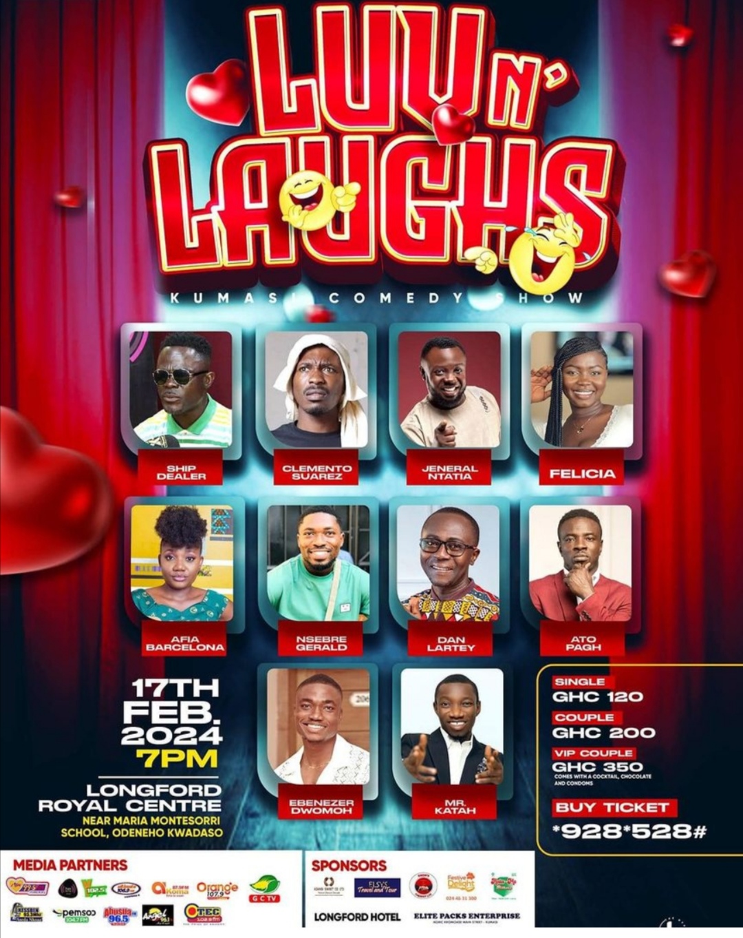 LUU n LAUGHS COMEDY SHOW - Event Image
