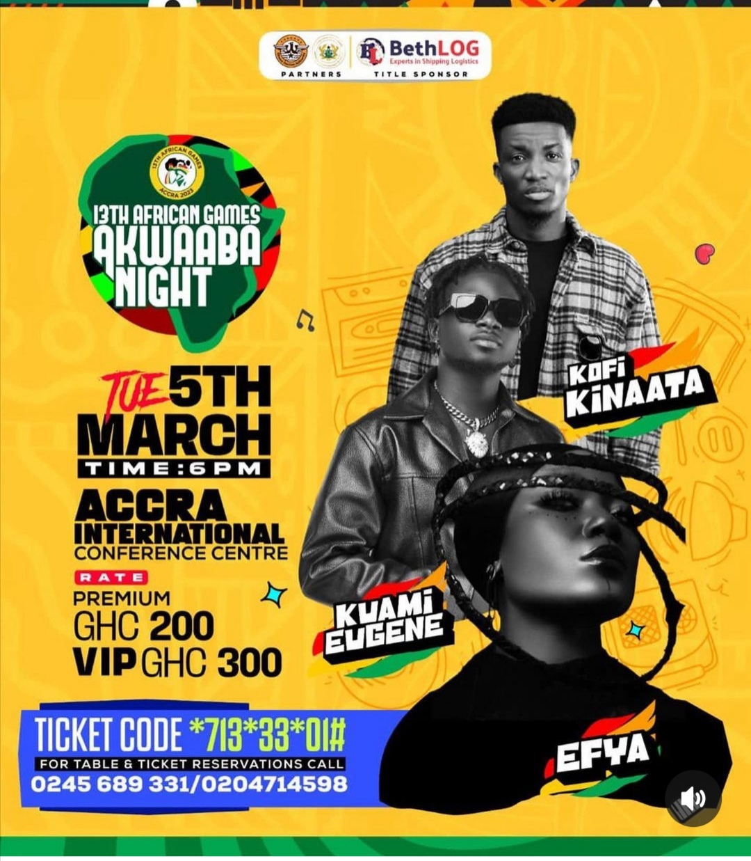 AFRICAN GAMES AKWAABA NIGHT - Event Image