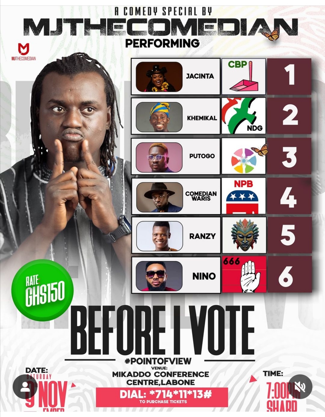 BEFORE I VOTE - Event Image
