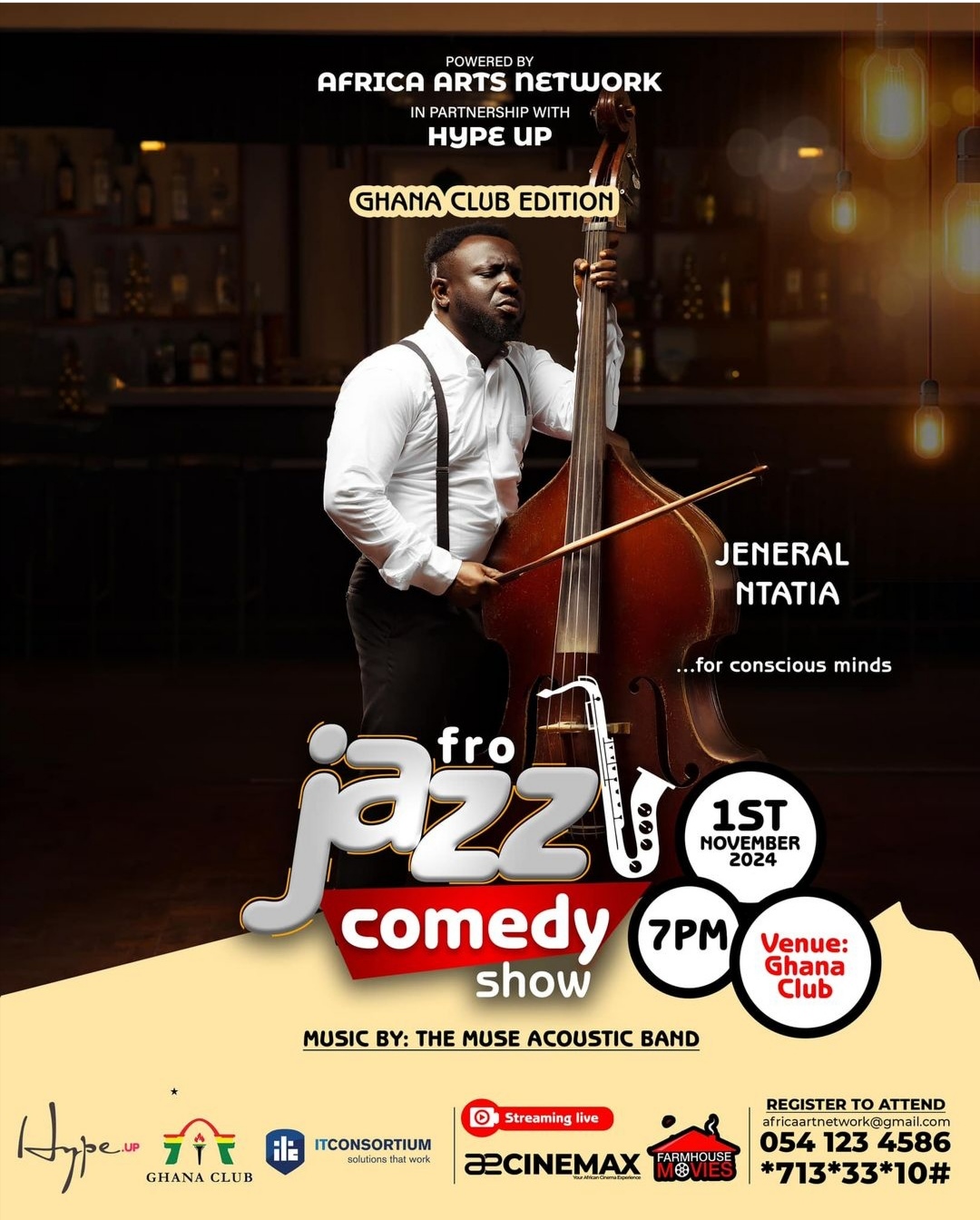 AFRO JAZZ COMEDY SHOW - Event Image