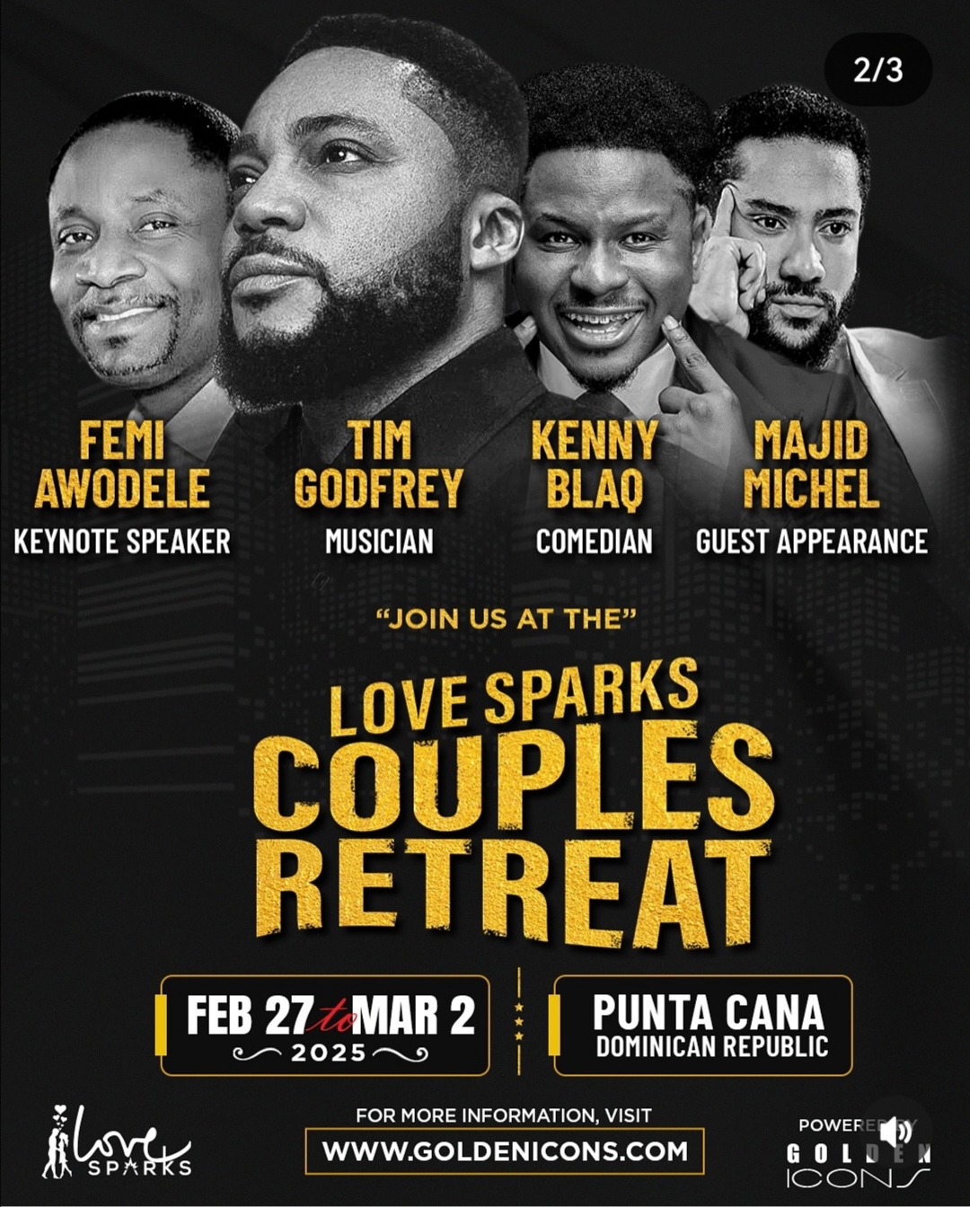 LOVE SPARKS COUPLES RETREAT - Event Image