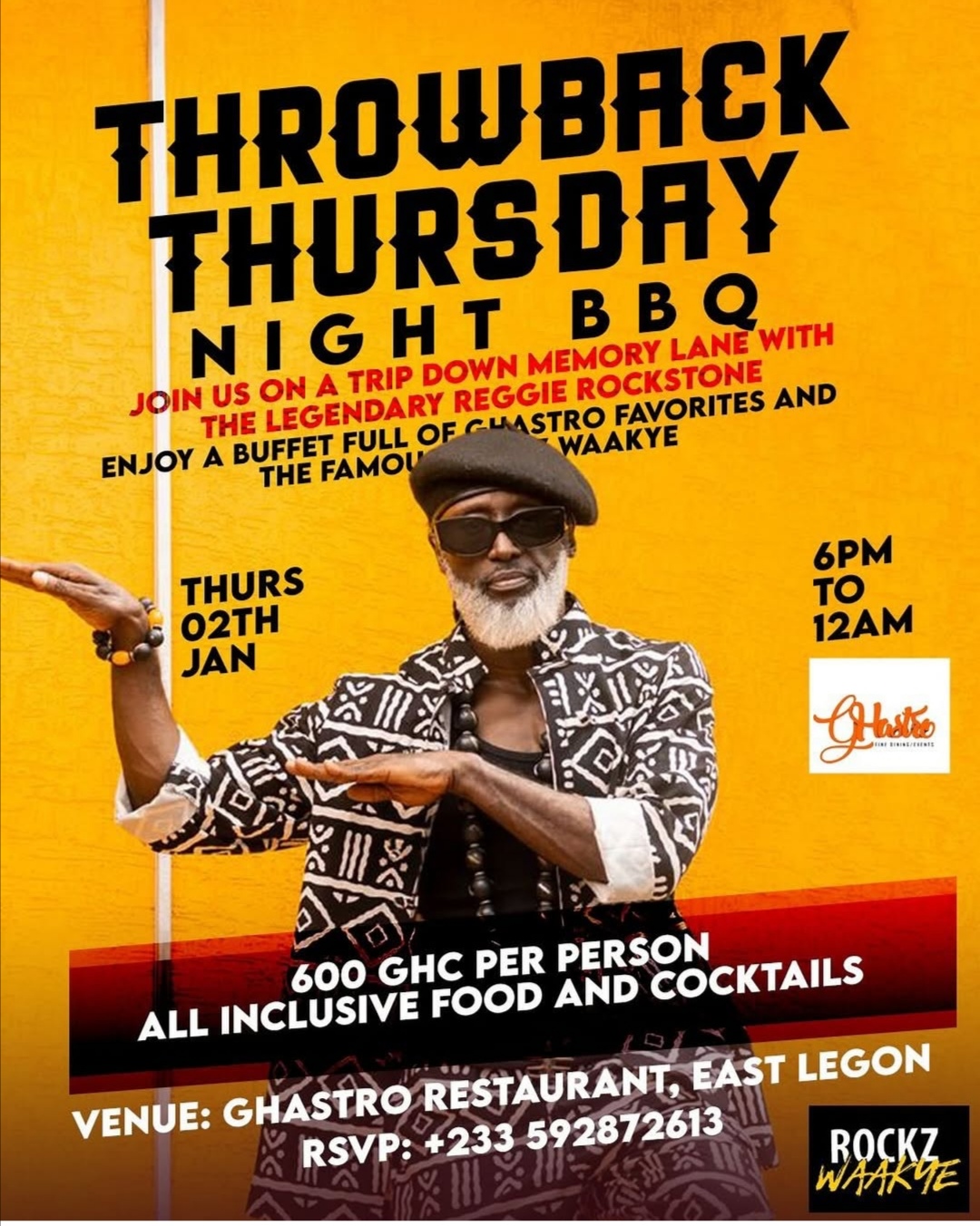 THROWBACK THURSDAY NIGHT BBQ - Event Image