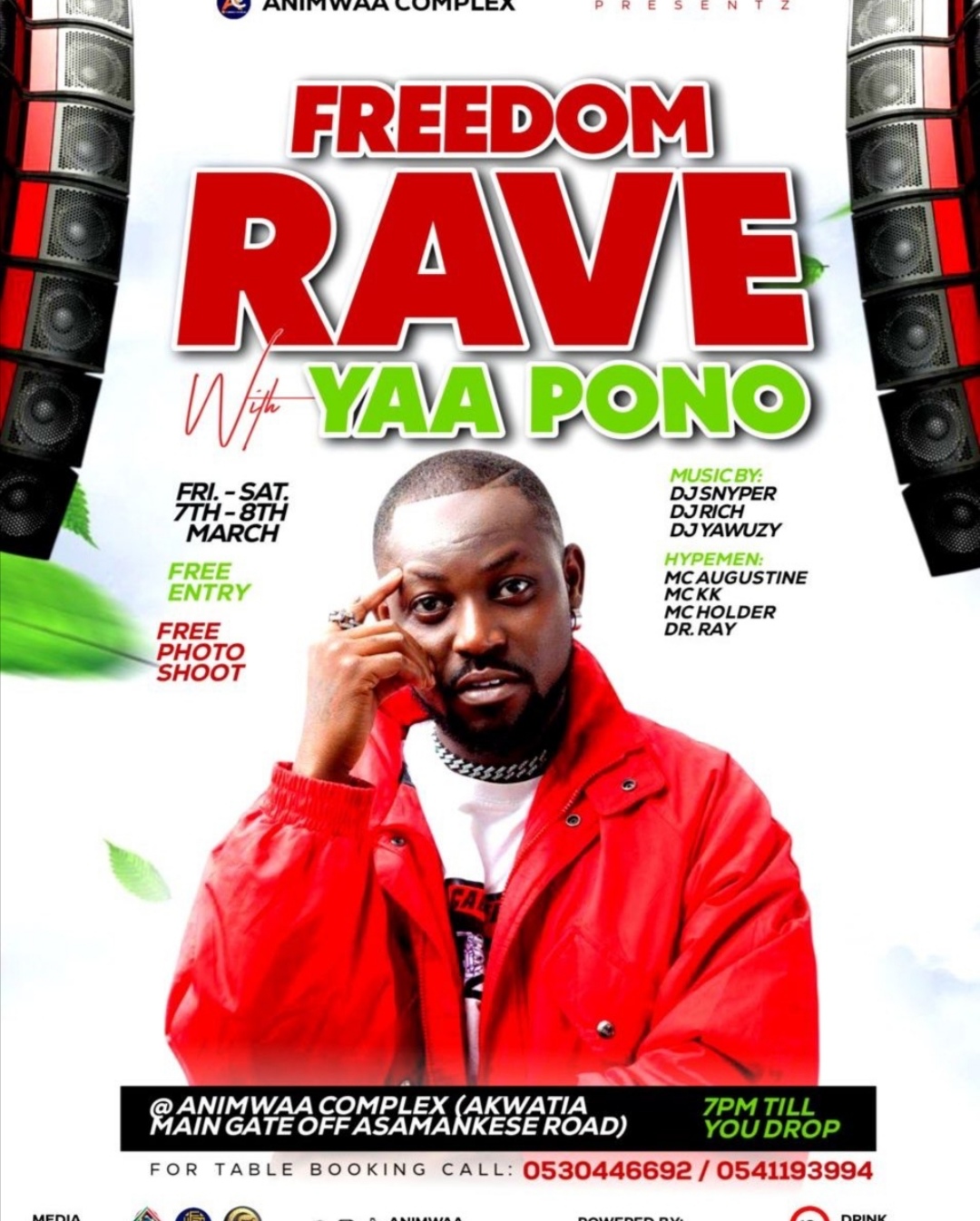 FREEDOM RAVE WITH YAA PONO - Event Image
