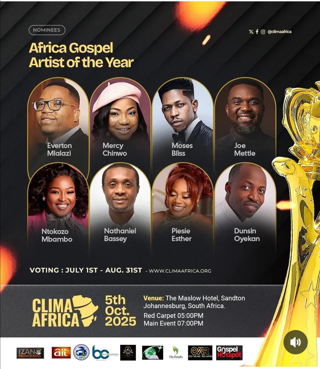 AFRICA GOSPEL ARTIST OF THE YEAR - Event Image